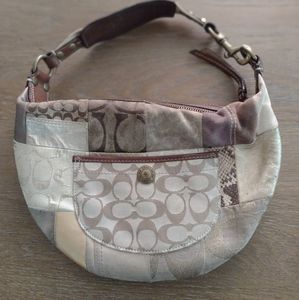 Coach bag patchwork 12x8